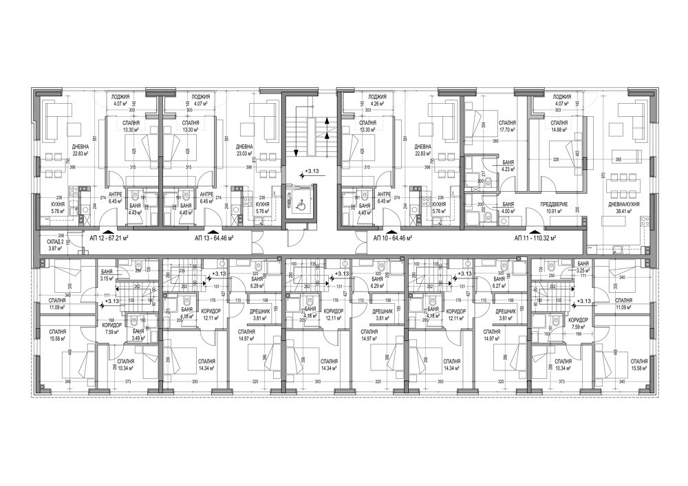 Етаж 2 - Alina Residence