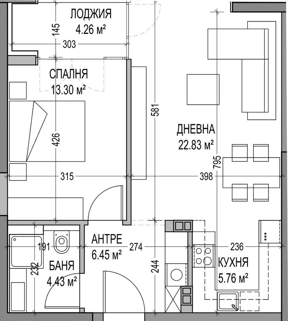 Апартамент 10 - Алина Резиденс