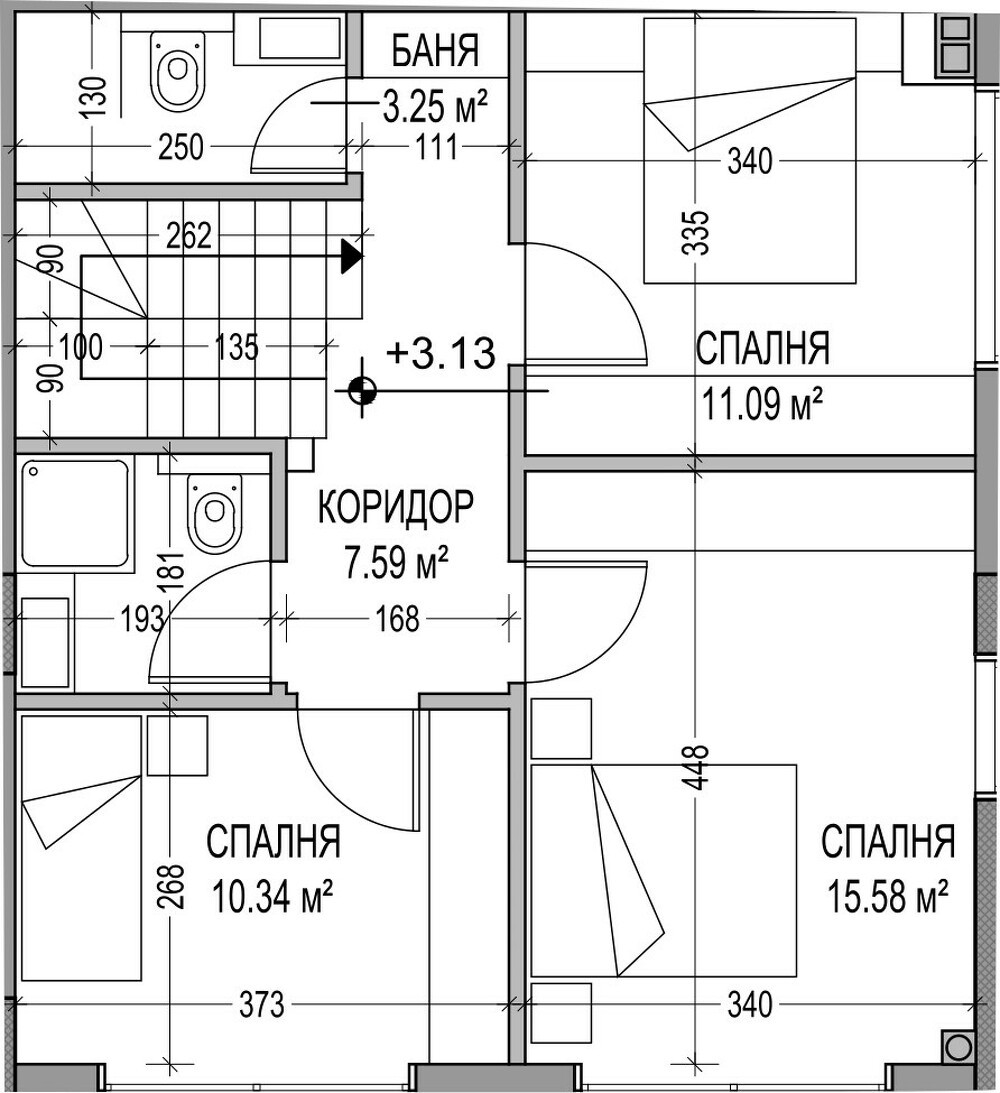 Апартамент 3-2 - Алина Резиденс