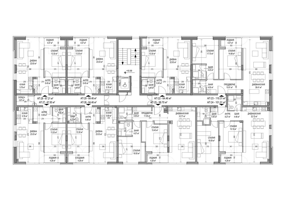 Етаж 4 - Alina Residence