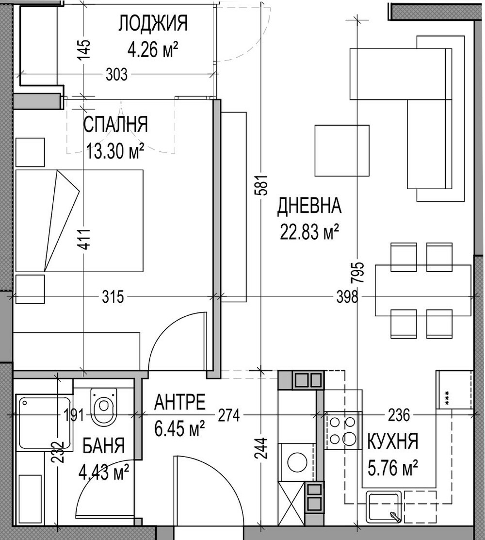 Апартамент 22 - Alina Residence