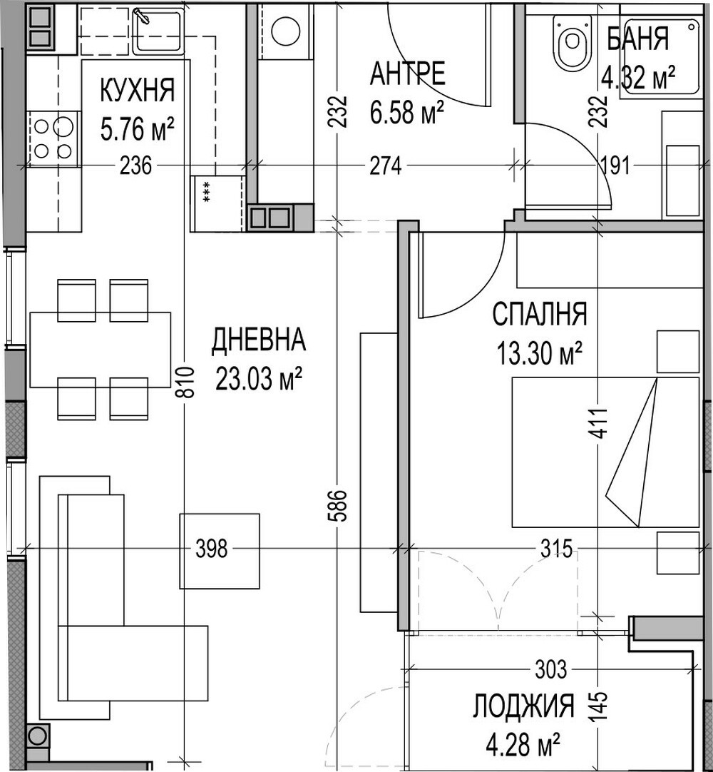Апартамент 27 - Alina Residence