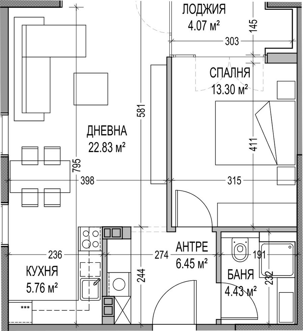 Апартамент 36 - Alina Residence