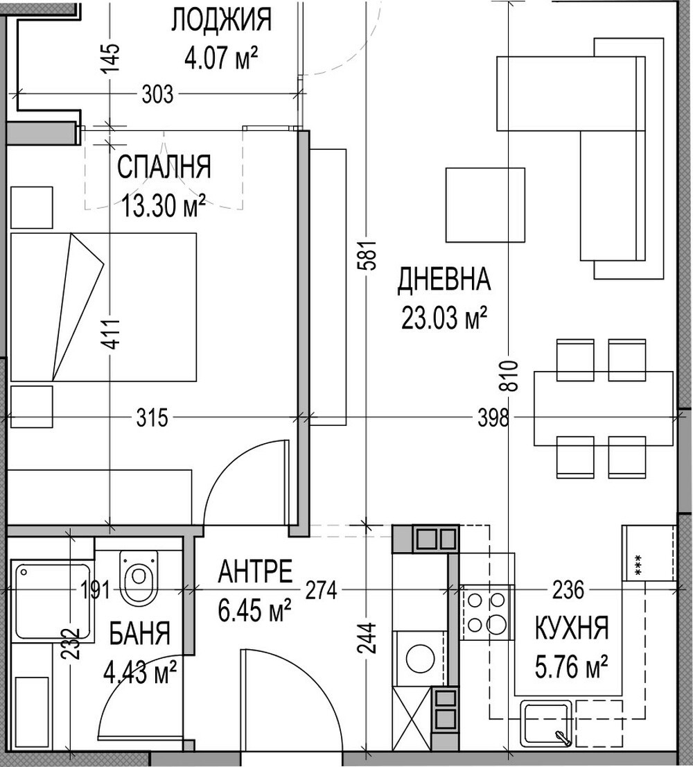 Апартамент 37 - Alina Residence